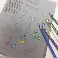 Something new every single day. Today my third day in GIA #jewelrysketch #jewelrydesign #sketch #gemstone #gia #bangkok #jewelryeducation #ninapikova #milapikova Jewelry Education, Simple Canvas Paintings, Feb 7, Every Single Day, Singles Day, Three Days, Designs To Draw