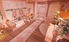 #royalehigh #christmas #dorm #royalehighdorm #campus3 #roblox #pinkchristmas Royal High Christmas Decals, Royal High Apartment, Dorm Inspo Royale High, Royale High Bedroom Ideas, Christmas Royale High, Royale High Christmas, Rh Hacks, Christmas Dorm