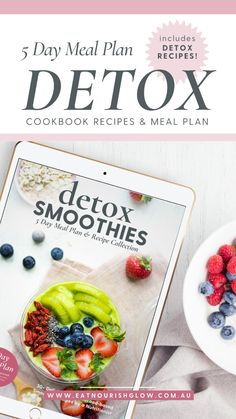 MEAL PLAN | 5 Day Meal Plan & Detox Smoothie Recipes .. Feeling sluggish and bloated? Kick-start your detox and weight loss off feeling lighter and more energised in just 5 days with our delicious, easy-to-follow 5-Day Detox Smoothie recipes and meal plan! 🍓smoothie detox cleanse | detox smoothie recipes cleanses | detox meal plan | detox smoothies Detox Shakes, Smoothie Detox Cleanse, Day Meal Plan