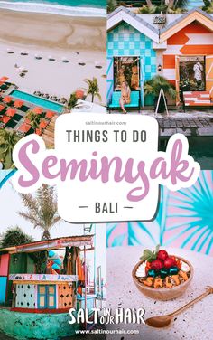 things to do in semenyak bali with text overlay that reads things to do semenyak bali