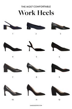 Office Heels Comfortable, Office Heels Outfit, Heels For Formal Wear, Formal Wear For Office Women, Heels For The Office, Heels For Daily Wear, Business Outfits Women Shoes, Formal Footwear Women, Classic Heels Classy