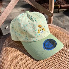 Official Animal Crossing Nintendo Baseball Cap / Hat Licensed Nintendo. New. Quick Shipping And Reliable Seller! Fun Cotton Visor Hat, Cute Outdoor Baseball Cap, One Size Fits Most, Cute Outdoor Baseball Cap - One Size Fits Most, Yellow Cotton Trucker Hat, Cute One Size Fits Most Baseball Cap For Outdoors, Trendy Yellow Baseball Cap With Visor, Yellow Cotton Trucker Hat With Curved Brim, Trendy Yellow Visor Baseball Cap, Trendy Adjustable Yellow Dad Hat