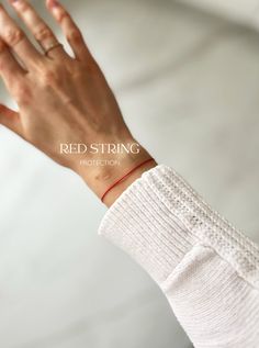 Wear this vibrant red string bracelet as a symbol of protection and good fortune. The Red String is an ancient Kabbalah tradition believed to ward off negative energy and provide a powerful layer of protection against the evil eye. Details: ✦ choose one or two bracelet set - perfect gift for a friend, or a loved one  ✦ Natural silk cord in red ✦ 925 sterling silver or 14k gold filled accent beads at the ends of the string ✦ Adjustable bead so it fits perfectly on your wrist. Up to 10.5 inch | 27 Red String Of Fate, Symbole Protection, Bracelet Luxury, Silk Bracelet, Good Luck Bracelet, Eye Details, Red String Bracelet, Good Luck Gifts, Red String