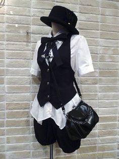 Clothes Design Inspiration, Old Style Clothes, Designer Fashion Outfits, Classical Clothes, Miho Matsuda, Black And White Fits, Kodona Fashion, Black And White Outfits, Ouji Fashion