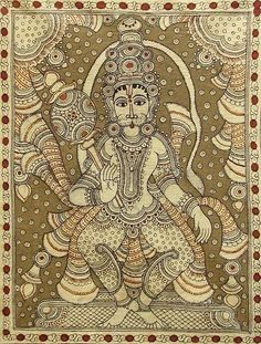 Hanuman Madhubani Painting, Ram Sita Kalamkari Painting, Kalamkari Ganesha, Madhubani Ramayana, Ram Darbar Madhubani Painting, King Ravana, Coding Classes For Kids, Andhra Pradesh