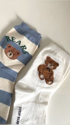 Cute Socks Aesthetic, Teddy Bear Socks, Bear Socks, Jelly Bears, Christmas Board, Fun Socks, Teddy Bear Pattern, Cute Teddy Bears