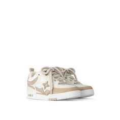 LV Skate Sneaker - Men - Shoes | LOUIS VUITTON ® Louis Vuitton Skate Sneakers, Lv Skate Sneaker, Designer Sneaker, Nike Shoes Girls, Fancy Shoes, Louis Vuitton Shoes, Casual Chic Outfit