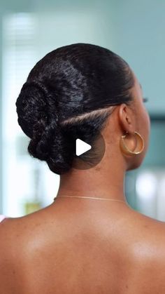 Tiana Michelle on Instagram: "Recreating a hairstyle from pinterest with nothing to go off of but a picture 🤞🏾  #hairstyleideas #naturalhairinspiration #naturalhairstyles #sleekbun" How Should I Style My Hair, Low Heat Hairstyles Natural Hair, Low Maintenance Hair Black Women, Styles For Relaxed Black Hair, Quick Natural Updos For Black Women, Natural Hairstyles For Nurses, Updo Hairstyles For Natural Hair, Black Wedding Hairstyles Bridesmaid Natural Hair, Quick Protective Hairstyles Black Women