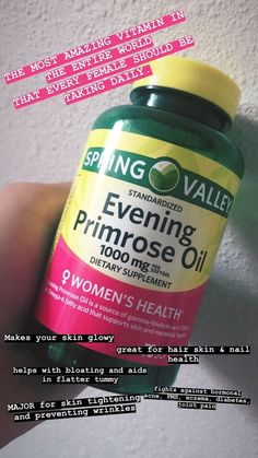 Hair And Skin Vitamins, Primrose Oil, Vitamins For Skin, Evening Primrose Oil, Evening Primrose, Health Skin Care, Body Skin Care Routine