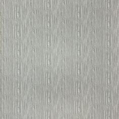 a gray and white wallpaper with vertical stripes