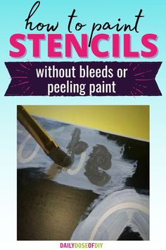 Stencil On Wood, Stencil Tutorial, Stencils Printables Templates, Diy Canvas Art Easy, Stencils Tutorials, Vinyl Stencil, Stencil Wood, Stencil Decor, Stencil Maker