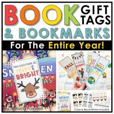 books and bookmarks for the entire year