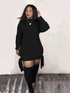 Product Name Cotton Black Side Band Round Neck Long Sleeves Dress LM-8183 Item NO. LM-8183 Color Black Size 3XL, 2XL, XL, L, M, S Season Winter Neckline Round Neck Dresses Length Knee Length Sleeve Length Full Weight 0.43 kg = 0.9480 lb = 15.1678 oz Category Dresses Midi Dresses Creation Time 2020-08-26 Dinner Date Outfit Plus Size, Plus Size Night Out Outfit Clubwear, Plus Size Tomboy Fashion, Plus Size Date Night Outfits, Plus Size Night Out Outfit, Club Outfit Night, 39 Birthday, Night Out Outfit Clubwear, Plus Size Outfits Casual