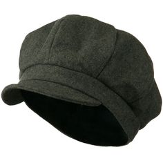 Men's Soft Brim Newsboy Cap with An Adjustable Size Buckle Closure Winter Adjustable Flat Cap Beret, Gray Winter Hat With Visor, Winter Visor Beret, Adjustable Beret With Short Brim, Adjustable Visor Beret For Winter, Adjustable Wool Beret For Fall, Casual Adjustable Wool Cloche Hat, Winter Wool Baseball Cap With Short Brim, Wool Visor Hat For Winter