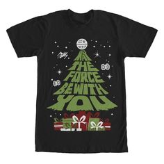 Disney Christmas Shirts, Star Wars Men, Star Wars Christmas, Star Wars Tshirt, Star Wars Shirts, Men's Graphic T Shirt, Slim Fit Shorts, Black Star, Christmas Shirt