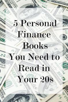 money with the words 5 personal finance books you need to read in your 20s