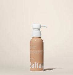 a bottle of salatin on a white background