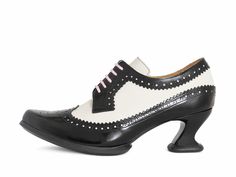 Inspired by Canadian-American OB/GYN, women’s health advocate, New York Times bestselling author, and Fluevog-fan, Dr. Jen Gunter, The Dr. Gunter shoes are designed to embolden its wearer. Taking cues from their namesake�’s confidence, positivity, and commitment to sharing the truth, these lace-up heels encourage you to speak up and to help others. The Sole Talk Dr. Gunter features beautiful brogue details, round cotton laces, and an empowering insole that reads ‘Appropriately Confident’. 5% of a John Fluevog Shoes, Fluevog Shoes, John Fluevog, Fantastic Shoes, Statement Shoe, Leather Floral, Help Others, Geek Chic, Comfy Shoes