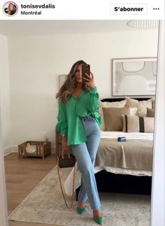 Toni Sevdalis, Elegant Date Night Outfit, Casual Brunch Outfit, Date Night Outfit Classy, Casual Date Night Outfit, Look Plus Size, Green Outfit, Casual Chic Outfit