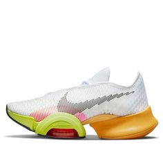 Nike Womens WMNS Air Zoom Superrep 2 White Pollen Volt DH7916-121 (SNKR/Low Top/Women's/Training/Non-Slip/Gift Recommend/Shock-absorbing) Nike Air Zoom Superrep, Perfect Sneakers, Marathon Running Shoes, Circuit Training, Marathon Running, Nike Womens, Running Shoes Sneakers, Air Zoom, Nike Air Zoom