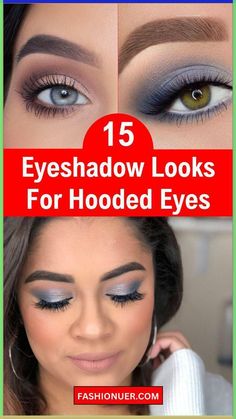 How To Do Eyeshadow With Hooded Eyes, Eyeshadow Tutorial For Beginners Hooded Eyes, Smoky Makeup For Hooded Eyes, Wedding Makeup Hooded Blue Eyes, Fall Eye Makeup For Blue Eyes, Makeup For Blue Eyes Hooded, Eyeshadow For Blue Hooded Eyes, Blue Makeup For Hooded Eyes, Eyeshadow For Hooded Blue Eyes