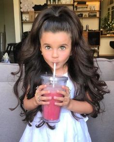 2k Instagram Followers, Huge Hair, Pageant Hair, Girl Hair Dos, British Vogue, Toddler Hair, Homecoming Hairstyles