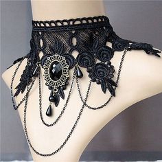 Gender:Women's; Style:Punk,Vintage,Gothic,Victorian,Lolita,Elizabeth Locke; Jewelry Type:Pendant Necklace,Choker Necklace; Occasion:Prom,Masquerade,Party,Halloween,Promise,Cosplay Costumes; Material:Synthetic Gemstones,Lace,Crystal; Color:Black; Height of pendant:5; Design:Layered; Front page:Jewelry; Product Dimensions:0.0000.0000.000; Shipping Weight:0.020; Package Dimensions:14.00012.0001.000; Net Weight:0.03; Listing Date:08/15/2016; Package type:Plastic bag; Special selected products:COD,hot; products source:supplier Black Lace Necklace, Black Lace Choker Necklace, Gothic Choker Necklace, Lace Skull, Black Lace Choker, Lace Choker Necklace, Crystal Lace, Gothic Chokers, Choker Collar Necklace