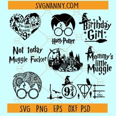 harry potters svg files