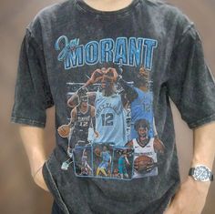 Vintage Bootleg Ja Morant Basketball Players Nba T-shirt Check more at https://redfoxpod.com/product/vintage-bootleg-ja-morant-basketball-players-nba-t-shirt/ Ja Morant Basketball, 90s Basketball, Basketball Players Nba, Sports Lover, Retro 90s, T Shirt Oversized, Art Shirts, Basketball Players