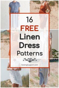 the free linen dress patterns for women