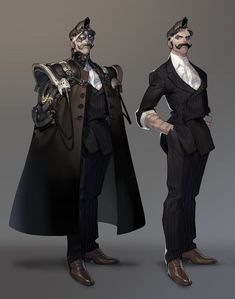 an image of two men dressed up in costume