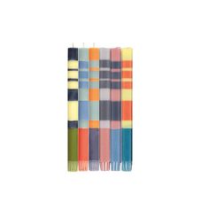 Varied Stripe Dinner Candles - Field Study Colour Dictionary, Striped Candles, Mellow Colors, Dinner Candles, Candle Gift Box, Lead Metal, Host Gifts, Candle Warmer, Candle Dinner