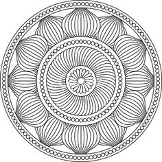 an intricate circular design in black and white on a white background royalty illustration stock illustration