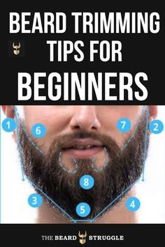 Beard Trimming tips Beard Trimming Tips, Beard Trimming Guide, Trimmed Beard Styles, Beard Trimming Styles, Trim Beard, Ducktail Beard