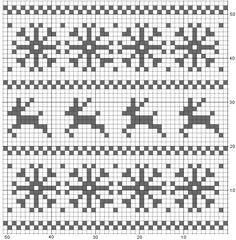 the cross stitch pattern is shown in black and white