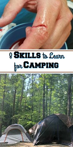 Thinking of going camping, maybe for the first time? Be sure to check out these 8 skills to learn for camping before you go so you can make the most of your trip. Campfire Backyard, Hiking Idaho, Travelling Van, Camping Basics, Camp Hacks, Pioneer Living, Jungle Survival, Tent Life, Nomadic Life