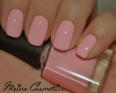 Pink Nail Polish, Her Nails, Pink Nail, Nail It, Nail Shapes, Nail Decorations, Nail Polish Colors, Perfect Nails, Nail Color