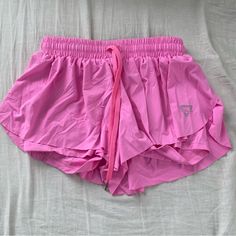 Bright Pink Shorts. Never Worn Before Amazon Summer Bottoms, Spring Gym Bottoms With Built-in Shorts, Pink Summer Sports Bottoms, Summer Sports Pink Bottoms, Pink Athletic Shorts With Pockets For Spring, Solid Color Summer Bottoms From Amazon, Amazon Solid Summer Bottoms, Solid Color Amazon Bottoms For Summer, Amazon Short Length Summer Bottoms