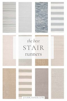 the best stair runners for every room in your home, from rugs to upholstered beds