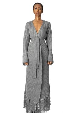 (1) MIYA KNIT CARDIGAN DRESS – Hanifa Ami Cole, Fashion Croquis, Style Transformation, Cardigan Dress, Practical Fashion, Maxi Cardigan, Best Gift Ideas, Minimalist Wardrobe, Clothing Websites