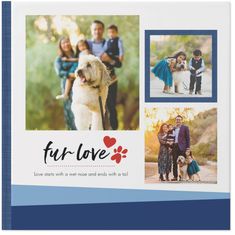 a family photo collage with the words fur - love on it