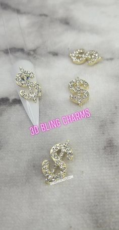 RUSH ORDER: https://www.etsy.com/listing/868925416/rush-order-processing-add-to-cart-then?ref=shop_home_active_1 3D Money Sign Nail Charms 2 money signs per pack! These are Extra Blingy and EXTRA in general Charm Size is approximately 2cm tall and 13cm wide! Now in Silver too! Charms may be customized with an add spinners or on magnet for easy removal Silver Money Dollar Sign:https://www.etsy.com/your/shops/ShasiaBeauty/tools/listings/stats:true 3d Nail Charms, White Tongue, Gold Dollar, Money Dollar, Nail Charm, Magnetic Nails, Gold Money, Money Sign, Dollar Sign