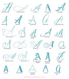 the different types of calligraphy that are used in this type of lettering and how to use