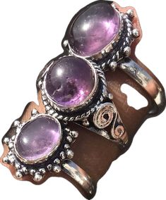 Hippie Rings, Bohemian Ring, Rings Handmade, Rings Vintage, Bohemian Rings, Silver Rings Handmade, Rings Jewelry, Crystal Rings, Amethyst Crystal