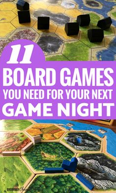 a board game with the title 11 board games you need for your next game night