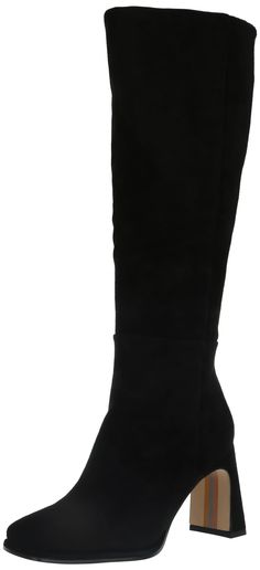 PRICES MAY VARY. Sam Edelman Issabel The perfect boot exists, and Issabel is proof. With an elegant tall silhouette and a cool flared heel, you'll want to wear them all this season (and the next one, too). Heel Height: 3.125 Inches Closure: Zipper Boots Knee, Kids Luggage, Sam Edelman, Knee High Boots, Black Suede, Knee High, Heel Height, Shoe Boots, The Next