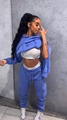 Drip Outfits Women, Tracksuit Outfit Women, Drip Outfits, Drippy Outfit, Swag Girl Style, Swag Outfits For Girls