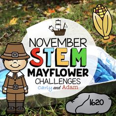 Integrate STEM Learning in your classroom with The Mayflower Challenges! In these Thanksgiving STEM activities, students design, build, and test, 2 different versions of The Mayflower! An excellent addition to any Thanksgiving Unit, Mayflower Unit, or for a fun Thanksgiving Party!Students plan, desi... Mayflower Activities, February Stem Activities, Holiday Stem Activities, Student Reflection Sheet, Winter Stem Challenges, Thanksgiving Stem Activities, Thanksgiving Read Aloud, Thanksgiving Stem, Christmas Stem Activities