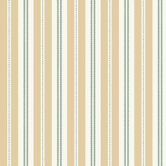 a beige and green striped wallpaper pattern