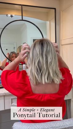 Up Ponytail, Kate Bryan, Short Hair Ponytail, Chic Hairstyle, Hair Upstyles, Hair Tips Video, Hairdos For Short Hair, Peinados Fáciles Para Cabello Corto